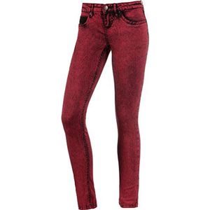 Blend Dames Super Skinny jeansbroek Glow Heaven, rood (20185 Rio Red), 28W x 32L