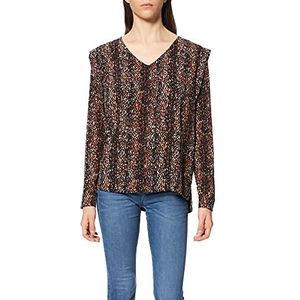 Mexx Blouse voor dames, Arganolie (Bruin), XXL