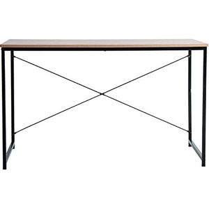 Lastdeco - Bureau Borgo | Bureau van hout, kleur zwart - afmetingen 120 x 60 x 70 cm