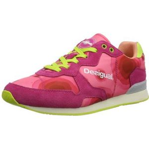 Desigual SNEAKER RUNNING 40DS301 Damessneakers, Pink Fresa Acid 3089, 40 EU