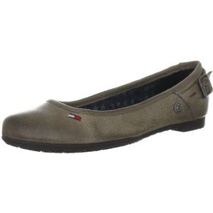 Hilfiger Denim ALLEN 11 A EN56814825 Dames ballerina's, Braun Denim Taupe Grey 061, 39 EU