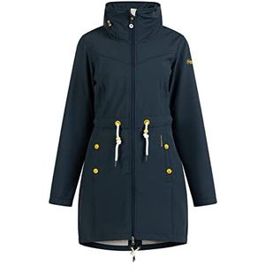 Schmuddelwedda Softshelljas voor dames met Magic Print, marineblauw, S