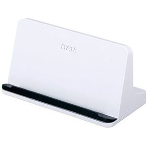 HAN Tablethouder smart-Line, tabletstandaard voor op kantoor met soft-grip opstelvlak, geschikt voor alle gangbare tablets, 92140-12, wit