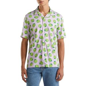 United Colors of Benetton heren overhemd, Paars, 3XL
