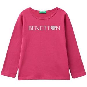 United Colors of Benetton T-shirt voor meisjes en meisjes, Vivacious 2e8, 1 jaar