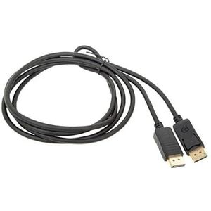 glowster DisplayPort-kabel 1.4, 8 K, 2 m, zwart, hoge resolutie, ondersteunt audio en video, ideaal voor monitoren en gaming.