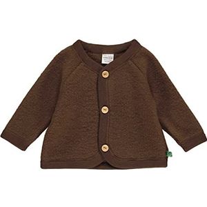Fred's World by Green Cotton Unisex Baby Wool Fleece Jacket, Bruin Mist, 56/62 cm
