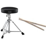 ROLAND DAP-2X V-Drums Accessoirepakket | Comfortabele Kruk en Hoogwaardige Drumsticks voor V-Drummers | Duurzaam | Verstelbare Hoogte | Perfect voor Beginners & Zware Drumsessies