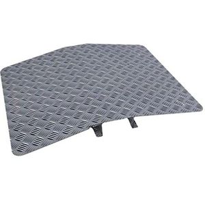 Drempelbrug - Drempelhelling - 90 cm - Rolstoel - Aluminium - Maximale Laadcapaciteit 270 kg