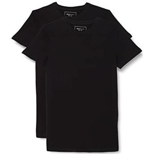 TOM TAILOR Denim Mannen T-shirts in dubbelverpakking 1030692, 29999 - Black, S