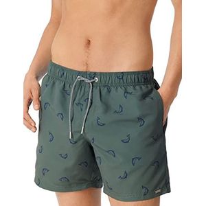 Schiesser zwemshort heren, Khaki patroon, 4 NL