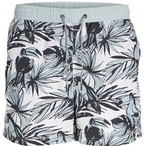 JACK&JONES JUNIOR Jpstfiji Jjswim Plain Wb Ly Jnr zwemshorts voor jongens, Gray Mist, 140