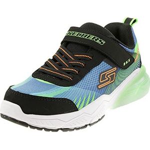 Skechers Thermoflux 2.0 Sneaker Kind, Blauw Lime Textiel Zwart Oranje Trim, 10 UK Child