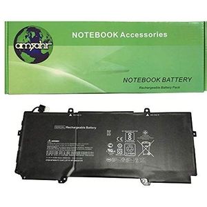 amsahr SD03XL-03 vervangende batterij voor HP SD03XL / Chromebook 13 G1 Core m5 / 13 G1 / 847462-1C1 / HSTNN-IB7K, omhulling stereo oortelefoon zwart