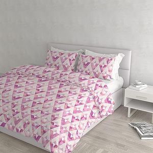 Italian Bed Linen Dafne Beddengoedset, bedrukt, microvezel, kinki, tweepersoonsbed