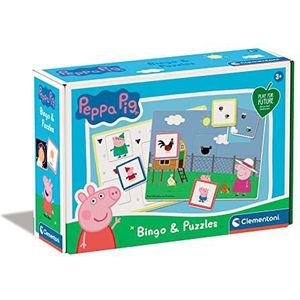 Clementoni Klassieke Educatieve Spellen - Peppa Pig - Bingospel, Educatief Spel, 3-6 jaar - 16351