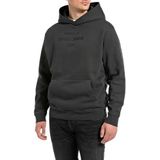 Hoodie - Zwart - 80% Katoen 20% Polyester - Normale Pasvorm