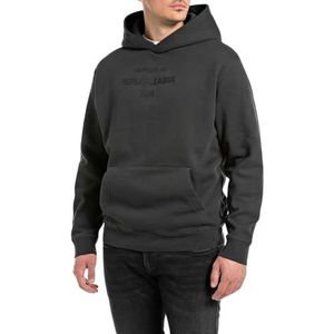 Hoodie - Zwart - 80% Katoen 20% Polyester - Normale Pasvorm