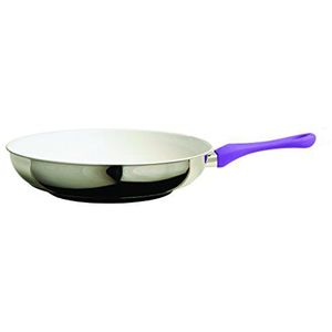 Mepra SPA 30137932V7 braadpan met keramische coating, 32 cm, violet