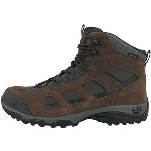 Jack Wolfskin Vojo Hike 2 Texapore Mid Trekking- en wandelschoenen voor heren, Braun Dark Wood 5690, 45 EU