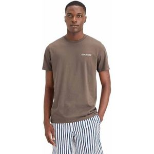 Dockers Graphic Tee Tees Stencil Fossil, Stencil Fossil, XS