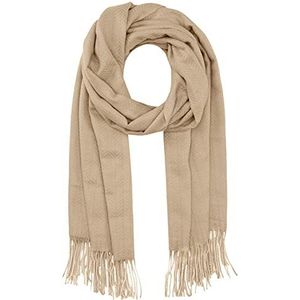 PIECES Dames Pckial New Long Scarf Noos Bc sjaal, silver mink, Eén Maat