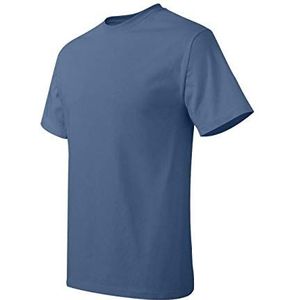 Hanes Overhemd voor heren, Denim Blauw, S