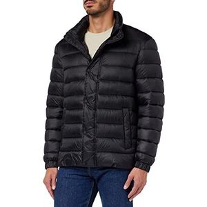 Sisley Men's 2BA2SN01J Jas, zwart 100, M, Black 100, M