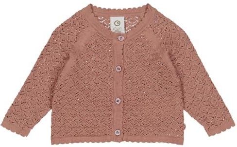 Müsli by GREEN COTTON Gebreid vest  oudroze