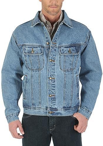 Wrangler - Rugged Wear - Jeansjack - Indigoblauw - Vintage-stijl