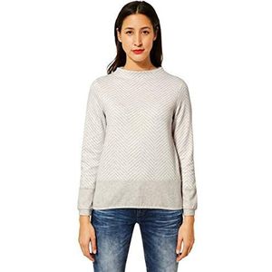 Street One T-shirt voor dames, Sky Grey Melange, 36