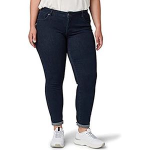 TOM TAILOR Dames Plussize skinny jeans 202212 Basic Skinny, 10133 - Dark Dye Dlue Denim, 44 Grote maten