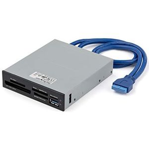 StarTech.com USB-kaartlezer (USB3.0, intern, IDC, met UHS-II ondersteuning, geheugenkaartlezer voor SD, Micro SD, CF, Memory Stick enz.)