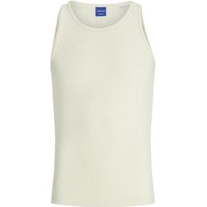 JACK & JONES Jorhydra Pointelle tanktop voor heren, antiek wit., L
