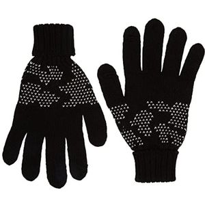United Colors of Benetton Gebreide handschoenen voor jongens, Zwart 700, L