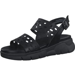 MARCO TOZZI 2-2-28757-28 Damessandalen, zwart, 38 EU