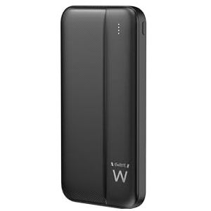 EWENT Power Bank EW1161 Thin 10000mAh PD 22,5 W - snellader, ultradun, gelijktijdig opladen van 3 apparaten, compatibel met Power Delivery en Quick Charge