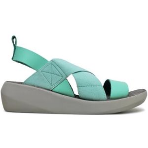 Fly London BAJI848FLY sandaal voor dames, groene munt, 3 UK, Spearmint, 3