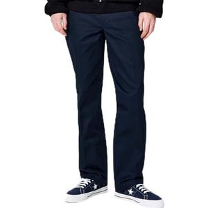 Dickies Heren 873 Slim Rechte Werkbroek Broek, Donker Navy, 36, Donkere marine, 36W / 32L