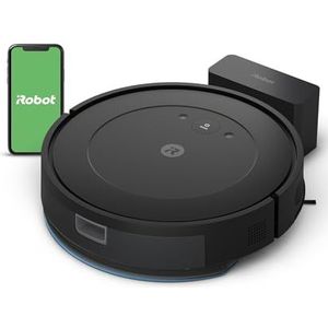 iRobot Roomba Combo Essential (Y0110) – robotstofzuiger en dweilmachine – efficiënt en krachtig – reinigingssysteem in 4 stappen – 3 zuigniveaus – programmeerbaar via app of stem
