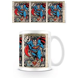 empireposter DC Comics - Superman montage - keramische mok - grootte Ø8,5 H9,5cm