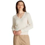 Trui - Effen - Knitwear - V-hals - Lange Mouw - Normale Pasvorm