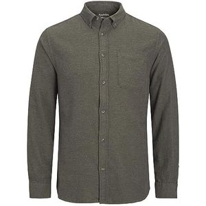 JACK & JONES Heren Jjeclassic Melange Shirt Ls Sn Shirt, roze., XS