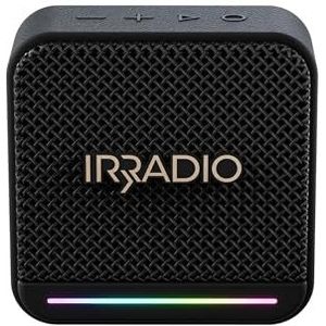IRRADIO IR-M3 Classic, Bluetooth-luidspreker, draadloos en compact met full-range drivers, passieve subwoofer, RGB LED-verlichting, batterij met 2000 mAh, waterdicht, compatibel met MP3/WAV-bestanden