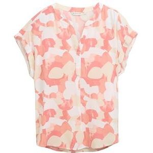 TOM TAILOR Damesblouse met V-hals, 38314 - Rosewood Organic Design, 36