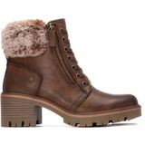 Refresh - 17291103 - Enkellaarsjes - Beige - 3 tot 5 cm - Ritssluiting - Casual