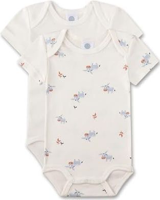 Sanetta Rompertje/body  lichtbeige / nachtblauw / lichtblauw / kreeft