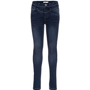 NAME IT Girls Jeans Skinny Fit, donkerblauw (dark blue denim), 152 cm