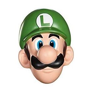 Super Mario 13384 Luigi Masker voor Volwassenen, Groen, One Size