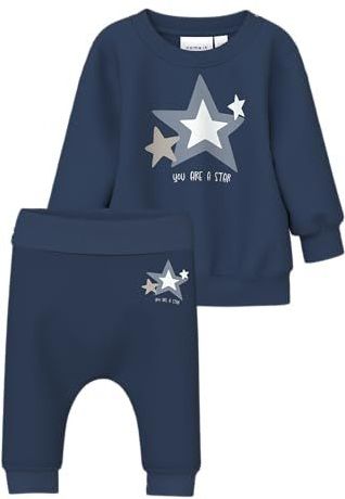 NAME IT - NBMVONNE LS SWEAT BOX - Baby - Vest - Bru